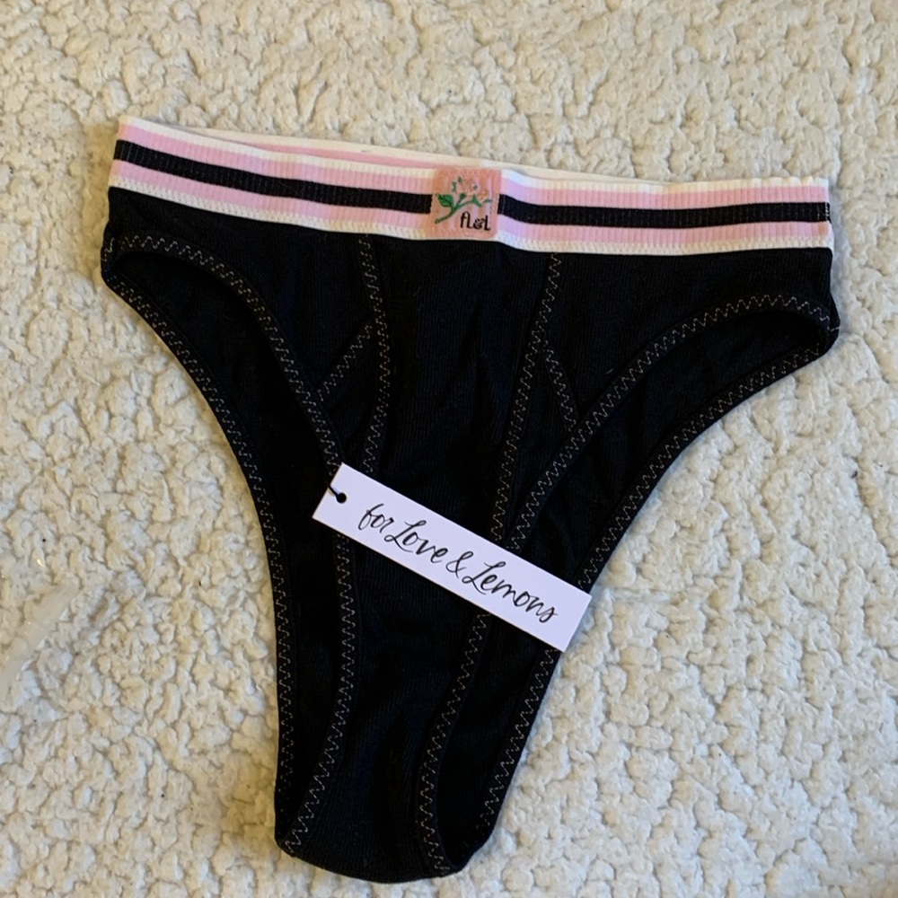 For love and lemons black high waist panties